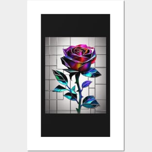 Glass Rose Posters and Art